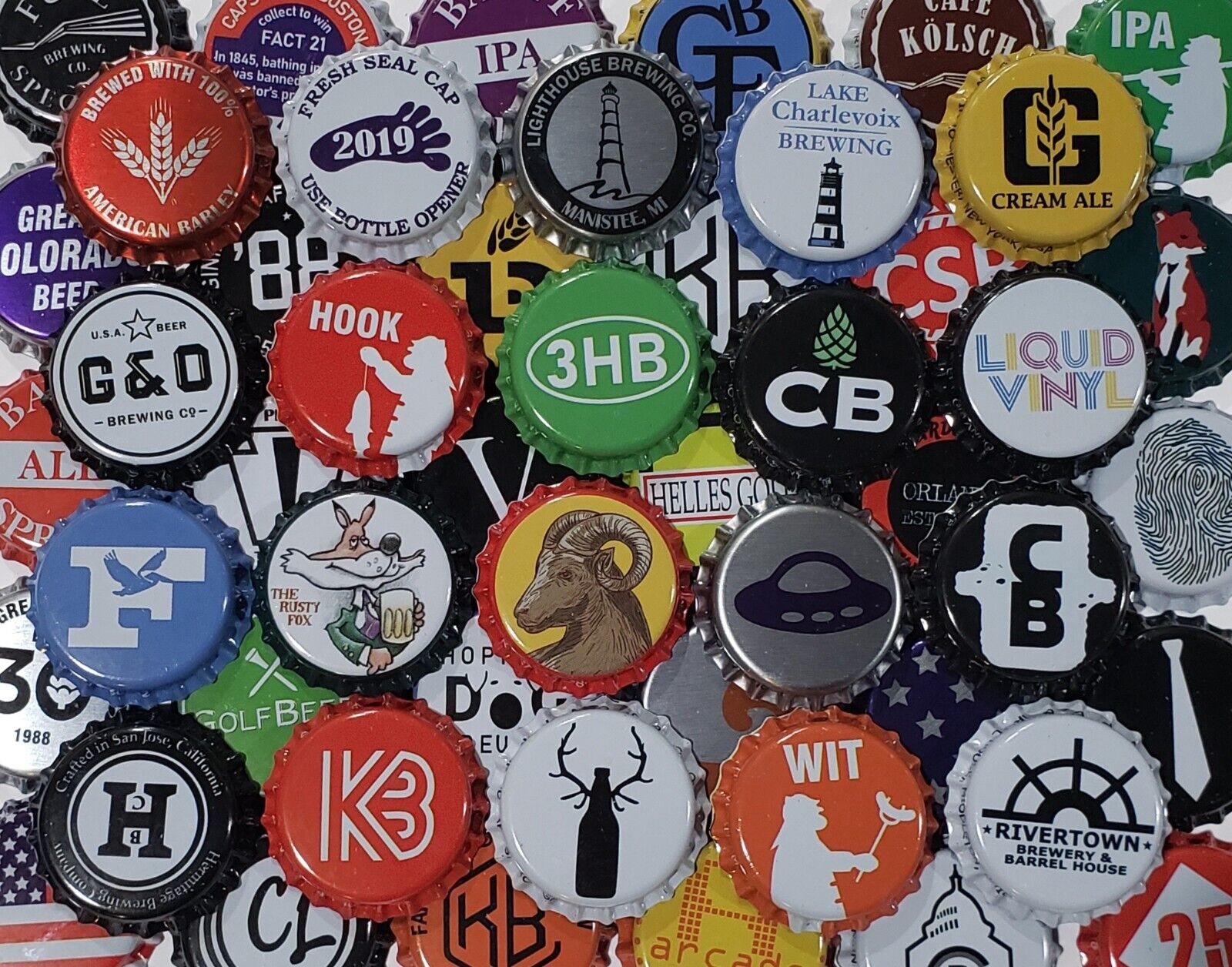 Ultimate Assorted Mix: 500 Distillery Crown Caps