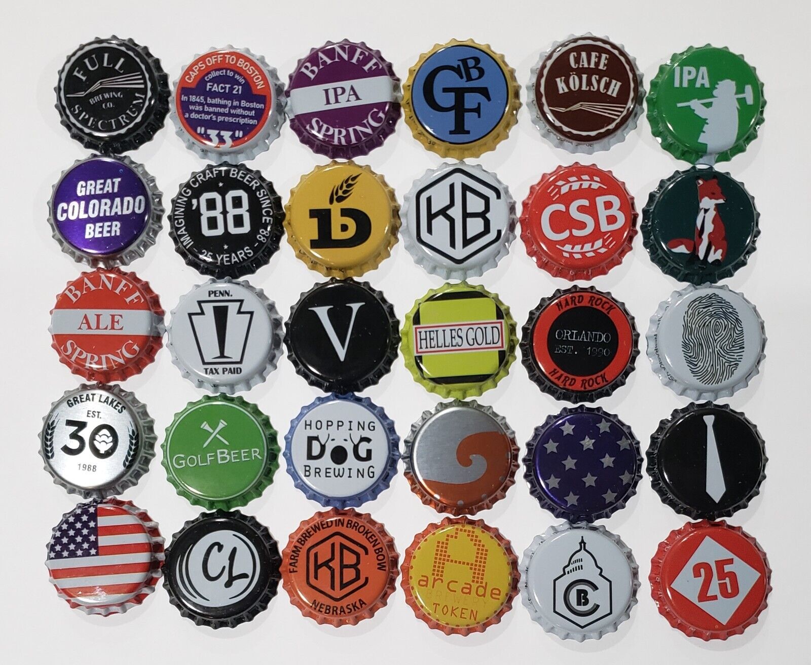 Ultimate Assorted Mix: 500 Distillery Crown Caps