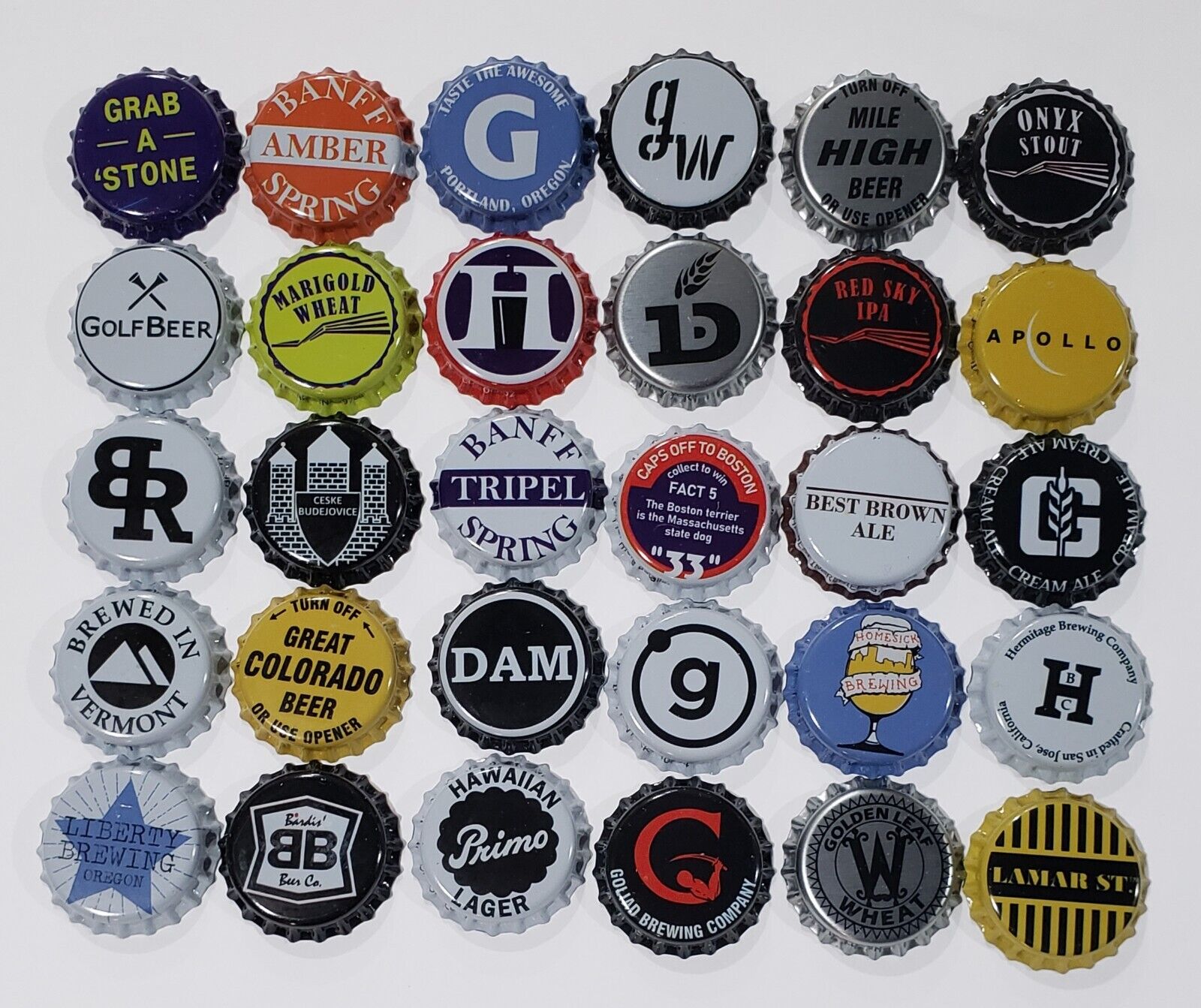 Ultimate Assorted Mix: 500 Distillery Crown Caps