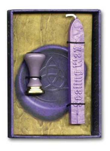 Purple Triquetra Sealing Wax for Wicca Rituals