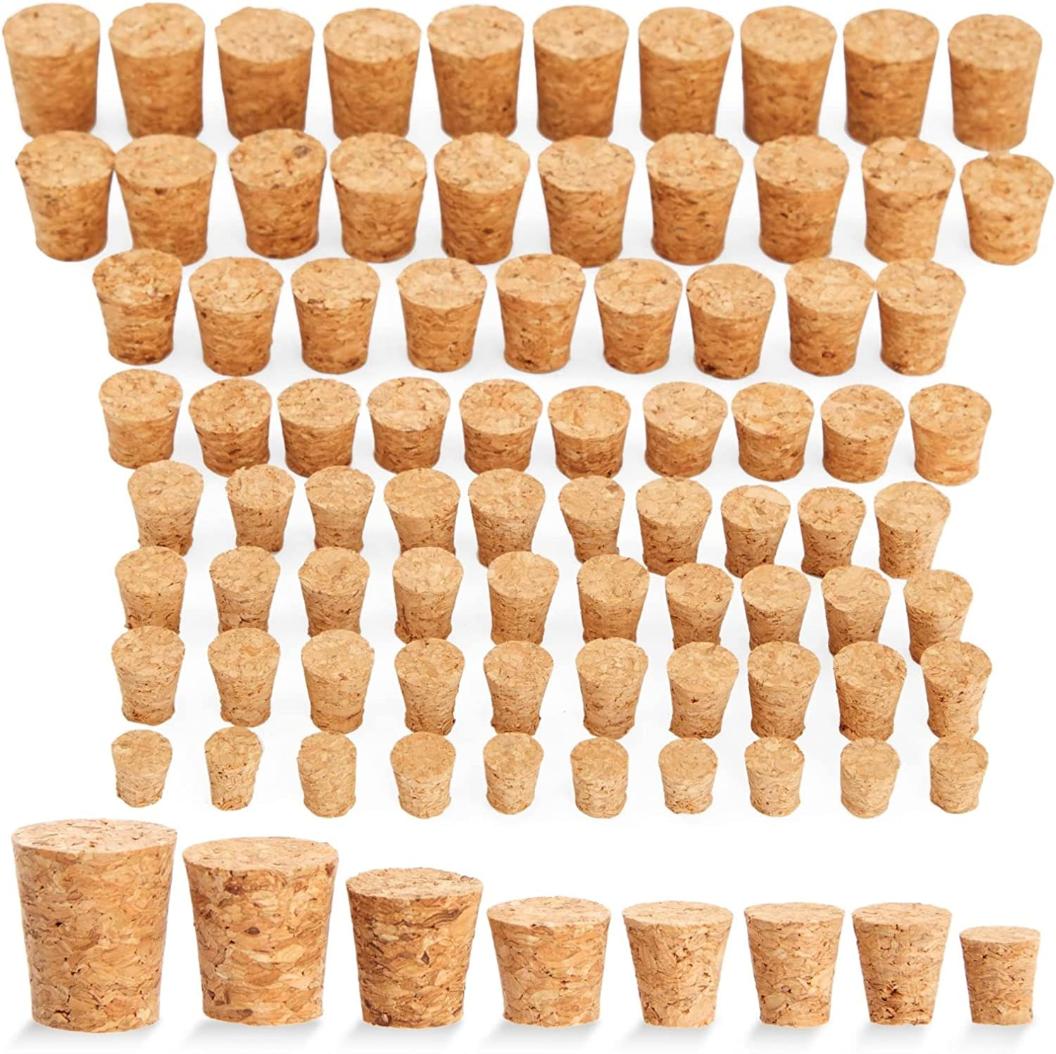 DIY Crafts: 80Pcs Small Cork Stoppers for Bottles