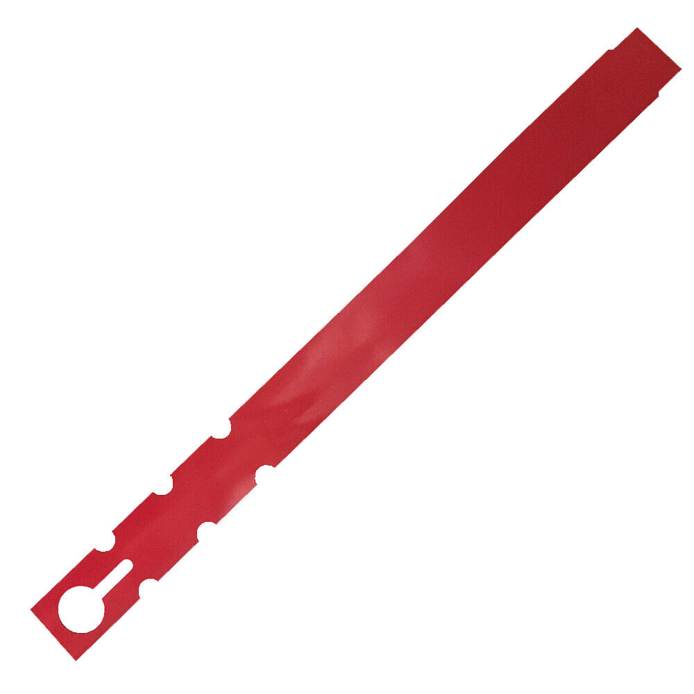 Red 'SOLD' Labels & Tags: Waterproof Plastic, 9"x 3/4
