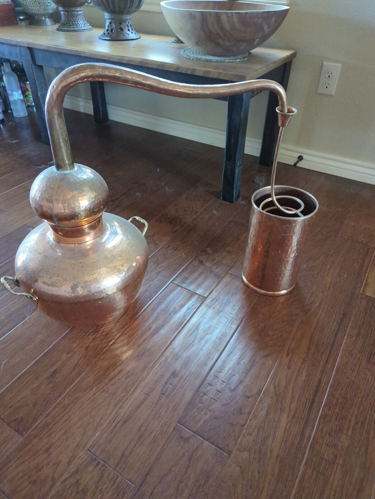 Hand tempered copper still