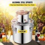 VEVOR 3Gal Stainless Steel Alcohol Distillery Kit