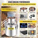 VEVOR 50L Stainless Steel Alcohol Distillery Kit