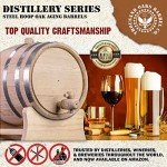 1 Gallon Oak Aging Barrel with Stand and Spigot