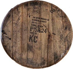 Whiskey Barrel Head Distillery Bar Sign Decor