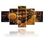 Whisky Barrel Wall Art - Laphroaig Vintage Canvas