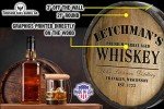 Personalized 21-Inch Whiskey Barrel Head Sign