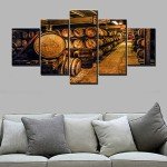 Whisky Barrel Wall Art - Laphroaig Vintage Canvas