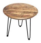 WhiskeyMade Bourbon Barrel Head Side Table