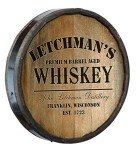 Personalized 21-Inch Whiskey Barrel Head Sign