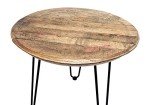 WhiskeyMade Bourbon Barrel Head Side Table