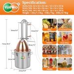 YUEWO 2GAL Stainless Steel Distillery Kit