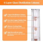 YUEWO Stainless Steel Distillery Kit for Home Brewing