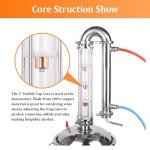 YUEWO Stainless Steel Distillery Kit for Home Brewing