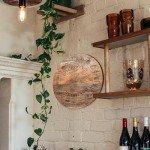 Engraved Bourbon Distillery Wood Sign for Home Bar
