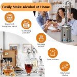 HOOLOO 13.7Gal Alcohol Distiller Kit for Home Brewing
