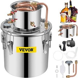VEVOR Stainless Steel Copper Distillery Kit 11.4L