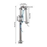 51mm Copper Moonshine Still Distillation Kit