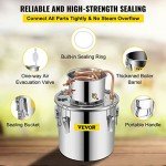 VEVOR Stainless Steel Copper Distillery Kit 11.4L