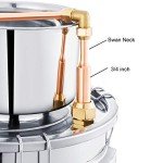 AOKEL 9.6GAL Moonshine Still Home Distilling Kit