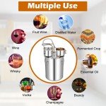 10 Gallon Stainless Steel Distillery Kit with Thermometer
