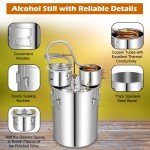 10 Gallon Stainless Steel Distillery Kit with Thermometer