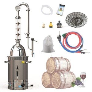 Home Alcohol Distiller Kit - Stainless Steel Still