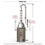 Home Alcohol Distiller Kit - Stainless Steel Still