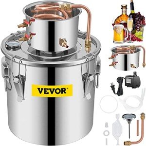 VEVOR 9.6Gal Copper Whiskey Distilling Kit