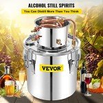 VEVOR 50L Whiskey Distilling Kit with Thermometer