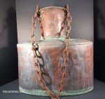 Large Copper Still Pot with Hanging Chain