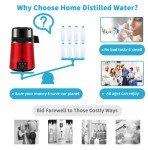 VEVOR 4L Distilled Water Machine with Timer
