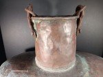 Large Copper Still Pot with Hanging Chain