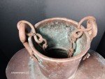 Large Copper Still Pot with Hanging Chain
