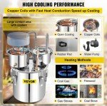 VEVOR 50L Home Distillery Kit for Wine & Spirits