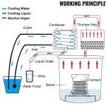 VEVOR 50L Home Distillery Kit for Wine & Spirits