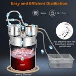 3-Pot Alcohol Distiller Kit for Home Brewing