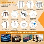 3-Pot Alcohol Distiller Kit for Home Brewing