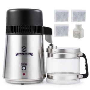 CO-Z 4L Stainless Steel Countertop Distiller Kit