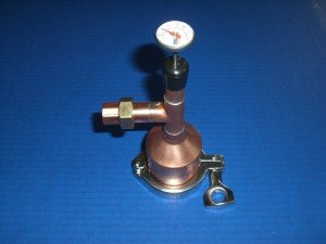 Copper Column Adapter for Moonshine Still Keg