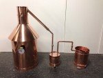 10 Gallon Copper Moonshine Still with Complete Setup