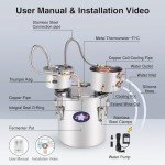 Suteck TB13.2 Stainless Steel Copper Distillery Kit