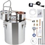 10 Gal Alcohol Distiller Kit for Home Brewing