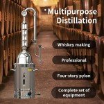HOOLOO Home Distiller Kit for Whiskey and Vodka