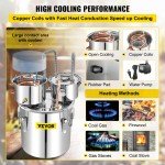 VEVOR 13.2 Gal Moonshine Distillery Brewing Kit