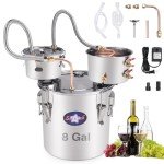 Seeutek 8Gal Stainless Steel Alcohol Distiller Kit