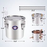 Seeutek 8Gal Stainless Steel Alcohol Distiller Kit
