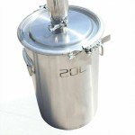 US 12/20/35L Alcohol Distiller Brewing Kit Moonshine Still Stainless Wine Boiler